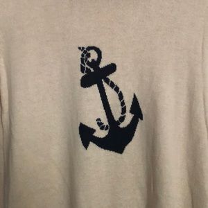 J. Crew anchor sweater